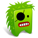 Creature, green OliveDrab icon