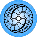 fuji, Blue CornflowerBlue icon