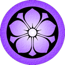purple, kikyo Plum icon