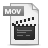 document, Mov, File, paper Icon
