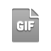 Format, File, Gif DarkGray icon