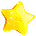 Favourite, bookmark, star Yellow icon