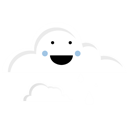Emotion, Fun, happy, weather, Cloud, smile, funny, Emoticon, climate WhiteSmoke icon