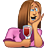 surfer, sozzled Sienna icon