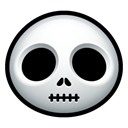 Avatar, halloween, skellington, jack, Face Black icon