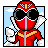 red, ranger Black icon