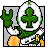 king, Clover Silver icon