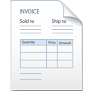 Bill, invoice, Factura WhiteSmoke icon