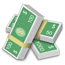 Currency, Cash, Money, coin DimGray icon