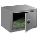 Currency, Box, Money, coin, strong, Cash Gray icon