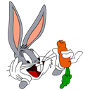 Carrot, bug, Bunny Black icon
