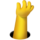 Hand Black icon