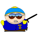 cartman, Cop Black icon
