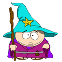 gandalf, cartman Black icon