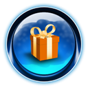 ikony, dooffy, present, christmas, gift Black icon