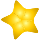 Favourite, bookmark, star Gold icon