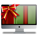 christmas, xmas, macdesktop Black icon