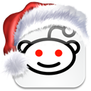 media, xmas, bookmark, Reddit, christmas, Social WhiteSmoke icon