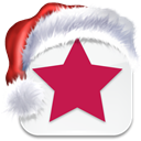 Social, misterwong, media, christmas, bookmark, xmas, star WhiteSmoke icon