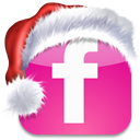 Social, christmas, bookmark, xmas, media, flickr DeepPink icon