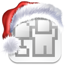 christmas, bookmark, Digg, media, xmas, Social WhiteSmoke icon