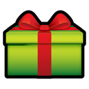 present, gift YellowGreen icon