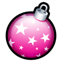 Ball, christmas Black icon