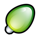 tip, hint, green, christmas, Energy, light Black icon