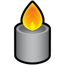 Candle Black icon