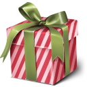 gift, christmas, present IndianRed icon