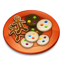 cookie, food Black icon