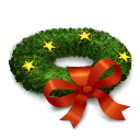 wreath Black icon