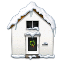 house, Building, snowy, Home WhiteSmoke icon