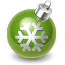 green, xmas, decoration OliveDrab icon