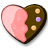 love, Heart, valentine SaddleBrown icon