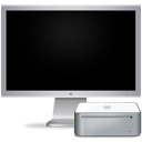 screen, Display, cinema, Computer, monitor, mac, mini, off Black icon
