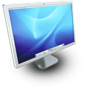 Display, screen, Computer, mac, monitor Black icon