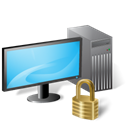 security, locked, Vista, Workstation, Lock Black icon