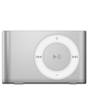 ipod, shuffle, silver Black icon