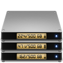 fileserver, Folder Black icon