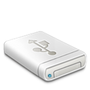 Usb, drive Black icon