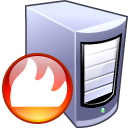 Server, Firewall, Computer Lavender icon