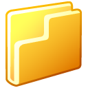 yellow, Folder Goldenrod icon