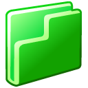 Folder, green LimeGreen icon