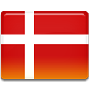 flag, Denmark Firebrick icon