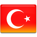 turkey, flag Red icon