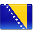 Bosnian, flag DarkBlue icon