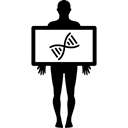 medical, Dna Structure, Deoxyribonucleic, Human Body, male, dna, Deoxyribonucleic Acid Black icon