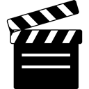 filming, cinema, tool, Clapperboards, scene, Film Clapperboard, Film Clapper, tools, Clapperboard, scenes Black icon