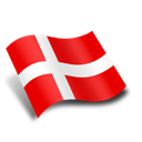 Denmark, danmark Black icon